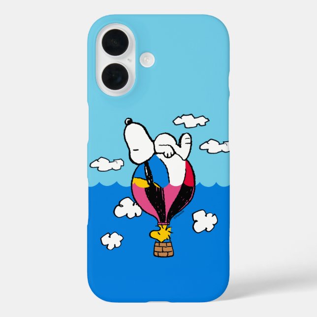 Peanuts | Snoopy & Woodstock Hot Air Balloon Case-Mate iPhone Case (Back)