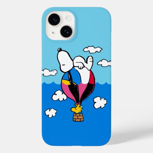 Peanuts  Snoopy  Woodstock Hot Air Balloon Case_Mate iPhone 14 Case