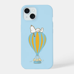 Peanuts Snoopy & Woodstock Hot Air Balloon iPhone 15 Case