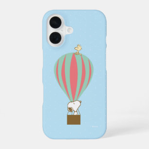 Peanuts Snoopy & Woodstock Hot Air Balloon iPhone 16 Case