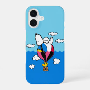 Peanuts Snoopy & Woodstock Hot Air Balloon iPhone 16 Case