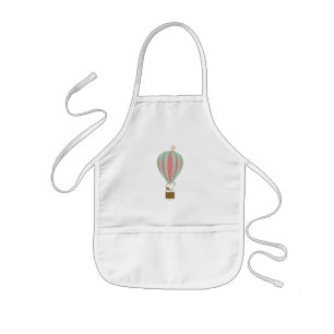 Peanuts   Snoopy & Woodstock Hot Air Balloon Kids' Apron