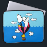 Peanuts | Snoopy & Woodstock Hot Air Balloon Laptop Sleeve<br><div class="desc">Check out this fun Peanuts design featuring Snoopy and Woodstock.</div>