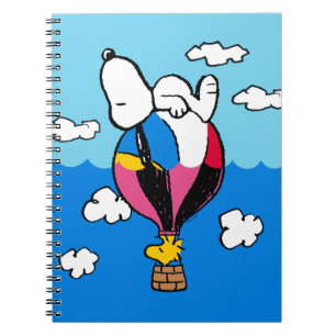 Peanuts Snoopy & Woodstock Hot Air Balloon Notebook
