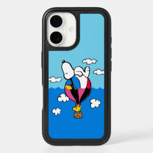Peanuts   Snoopy & Woodstock Hot Air Balloon iPhone 16 Case