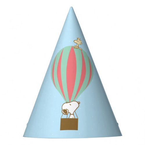 Peanuts  Snoopy  Woodstock Hot Air Balloon Party Hat