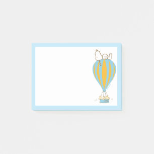 Peanuts Snoopy & Woodstock Hot Air Balloon Post-it Notes
