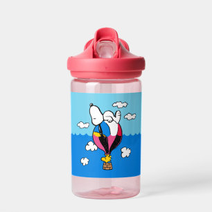 Peanuts   Snoopy & Woodstock Hot Air Balloon Water Bottle
