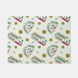 Peanuts   Snoopy & Woodstock Hot Cocoa Pattern Doormat