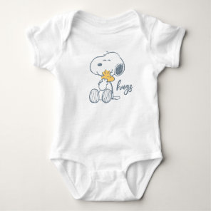 Peanuts | Snoopy & Woodstock Hug Baby Bodysuit