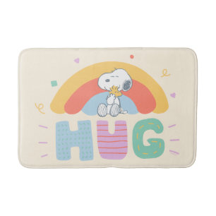 Peanuts Snoopy & Woodstock Hug Bath Mat