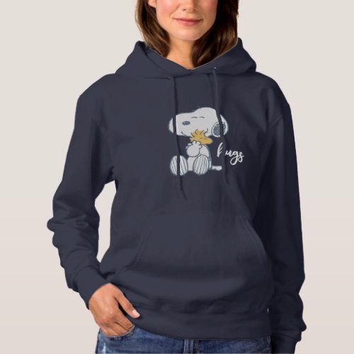 Peanuts  Snoopy  Woodstock Hug Hoodie