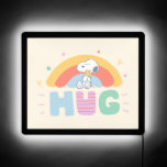 Peanuts | Snoopy & Woodstock Hug LED Sign<br><div class="desc">Add this cute pastel play time design featuring Snoopy & Woodstock to your collection or give as a gift.</div>