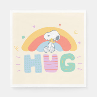 Peanuts | Snoopy & Woodstock Hug Napkins