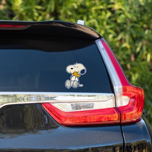 Peanuts  Snoopy  Woodstock Hug Sticker