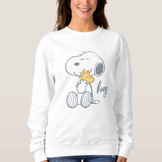 Peanuts | Snoopy & Woodstock Hug Sweatshirt (Front)