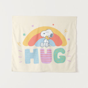 Peanuts   Snoopy & Woodstock Hug Tapestry