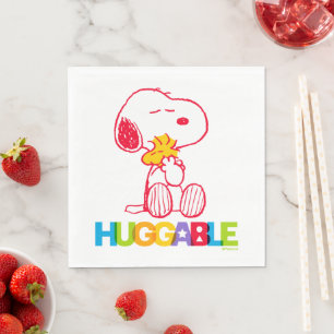 Peanuts Snoopy & Woodstock Huggable Napkins