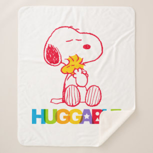 Peanuts Snoopy & Woodstock Huggable Sherpa Blanket