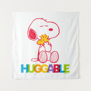 Peanuts Snoopy & Woodstock Huggable Tapestry