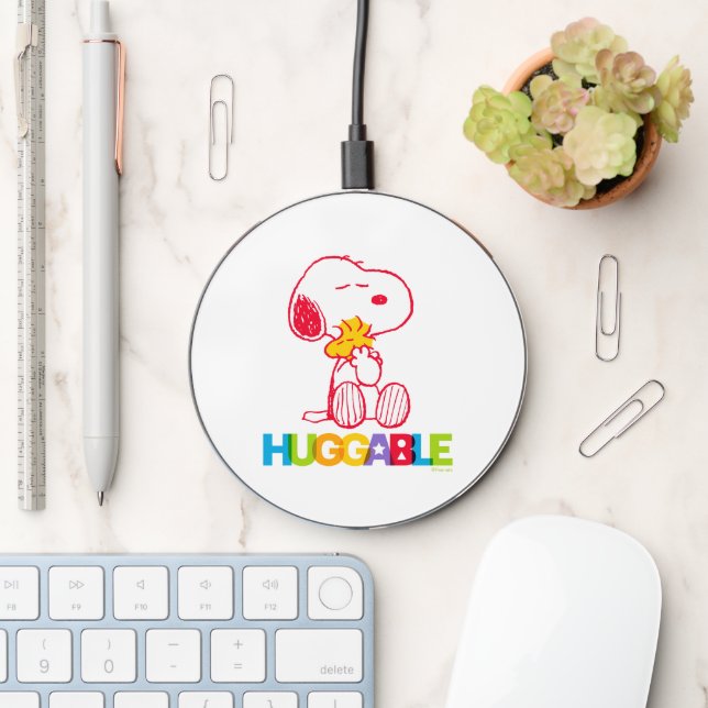 Peanuts | Snoopy & Woodstock Huggable Wireless Charger (Desk)
