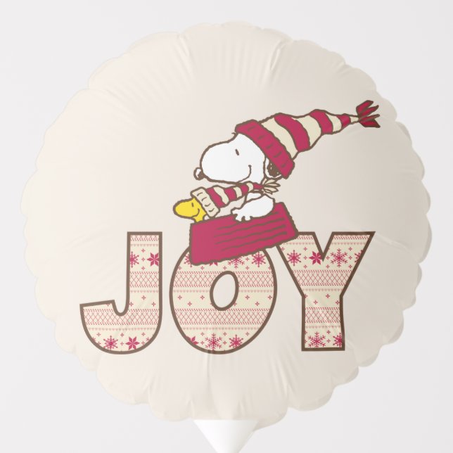 Peanuts | Snoopy & Woodstock Joy Sled Ride Balloon (Front)