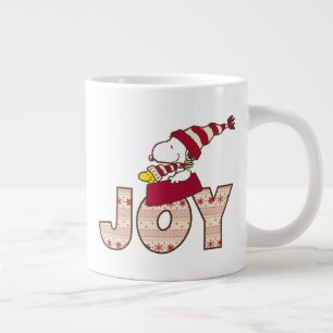 Peanuts Snoopy & Woodstock Joy Sled Ride Giant Coffee Mug