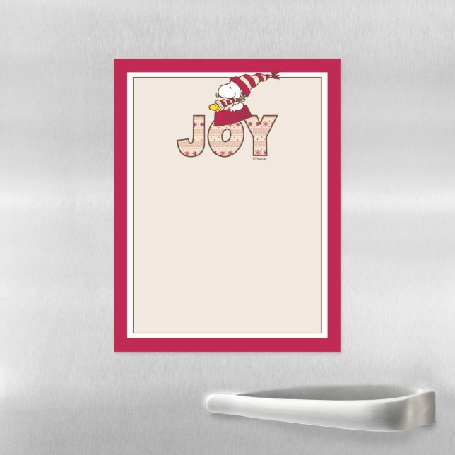 Peanuts | Snoopy & Woodstock Joy Sled Ride Magnetic Dry Erase Sheet (In Situ)