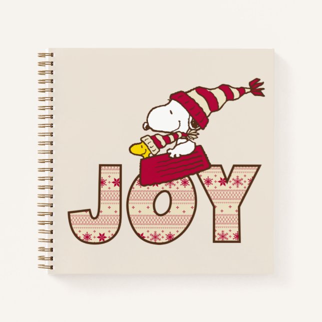 Peanuts | Snoopy & Woodstock Joy Sled Ride Notebook (Front)