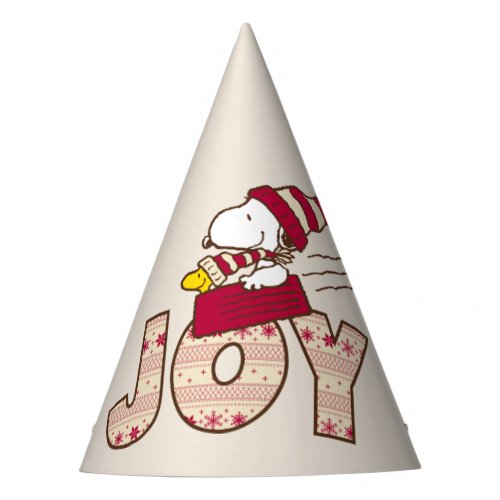 Peanuts  Snoopy  Woodstock Joy Sled Ride Party Hat