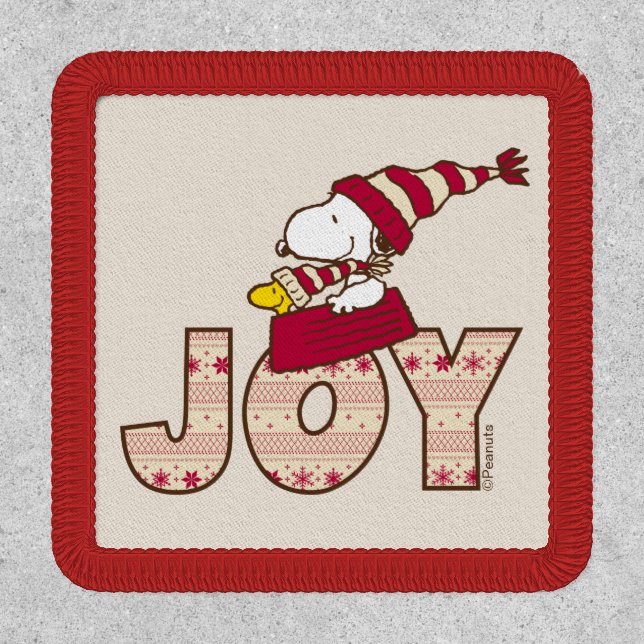 Peanuts | Snoopy & Woodstock Joy Sled Ride Patch (Front)