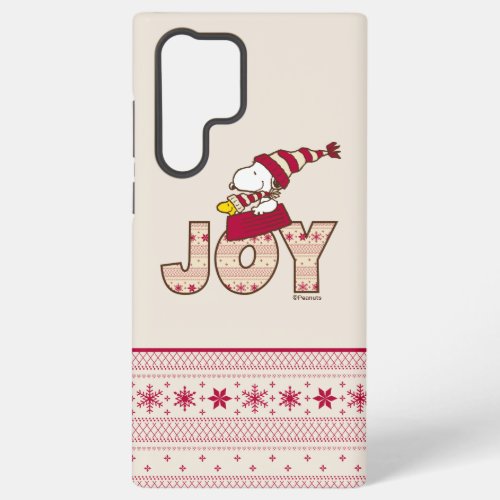 Peanuts  Snoopy  Woodstock Joy Sled Ride Samsung Galaxy S22 Ultra Case