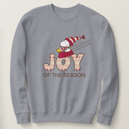 Peanuts  Snoopy  Woodstock Joy Sled Ride Sweatshirt