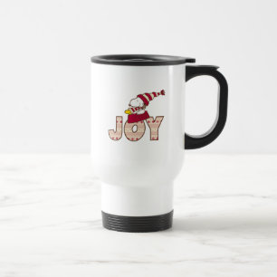 Peanuts Snoopy & Woodstock Joy Sled Ride Travel Mug