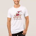 Peanuts | Snoopy & Woodstock Joy Sled Ride Tri-Blend Shirt<br><div class="desc">Celebrate the season with this delightful shirt featuring Snoopy and Woodstock enjoying a joyful sled ride through a snowy winter scene. Perfect for fans of the Peanuts gang,  this festive design captures the playful spirit of the holidays while adding a cheerful touch to your wardrobe.</div>
