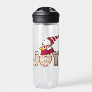 Peanuts Snoopy & Woodstock Joy Sled Ride Water Bottle