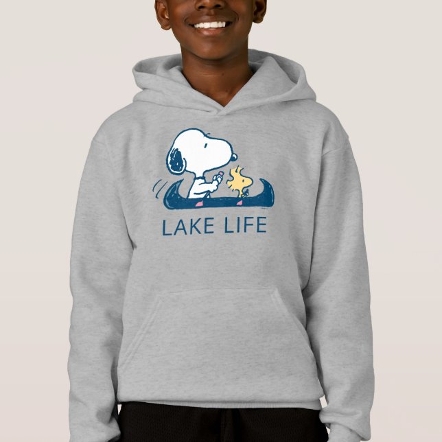 Peanuts | Snoopy & Woodstock Lake Life Hoodie (Front)