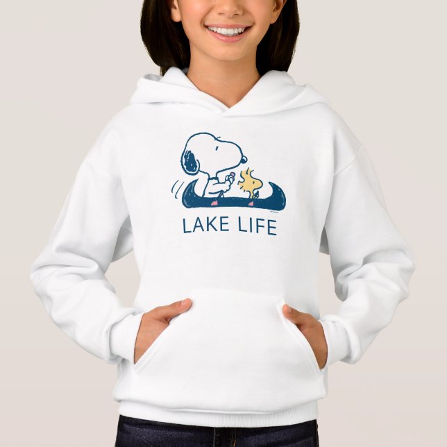 Peanuts | Snoopy & Woodstock Lake Life Hoodie (Front)