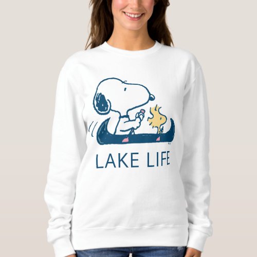 Peanuts  Snoopy  Woodstock Lake Life Sweatshirt