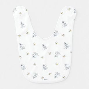 Peanuts Snoopy & Woodstock Laughing Pattern Baby Bib