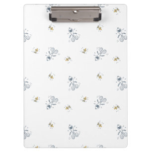 Peanuts Snoopy & Woodstock Laughing Pattern Clipboard
