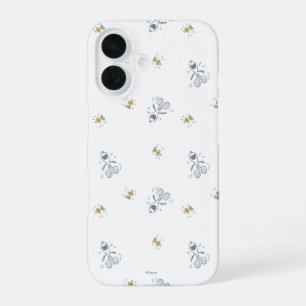 Peanuts Snoopy & Woodstock Laughing Pattern iPhone 16 Case