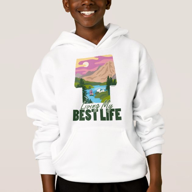 Living my sale best life hoodie