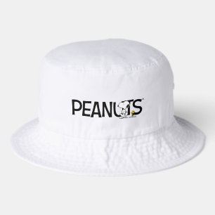 Peanuts Snoopy & Woodstock Logo Bucket Hat