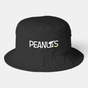 Peanuts Snoopy & Woodstock Logo Bucket Hat