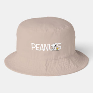 Peanuts Snoopy & Woodstock Logo Bucket Hat