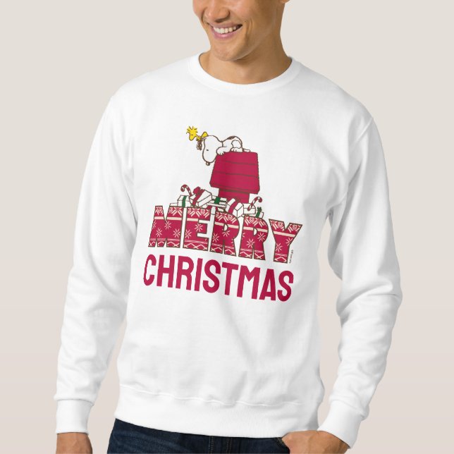 Peanuts | Snoopy & Woodstock Merry Ugly Sweater (Front)