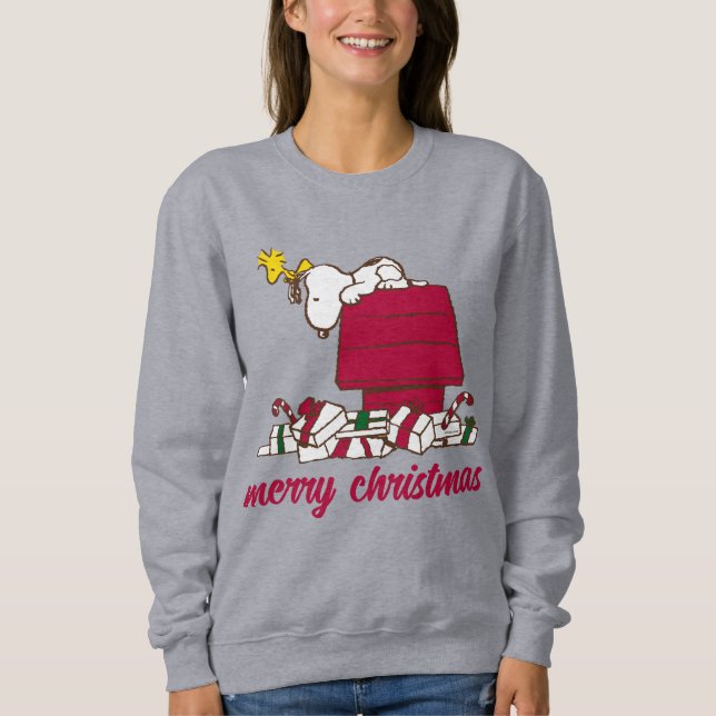 Peanuts | Snoopy & Woodstock Merry Ugly Sweater (Front)