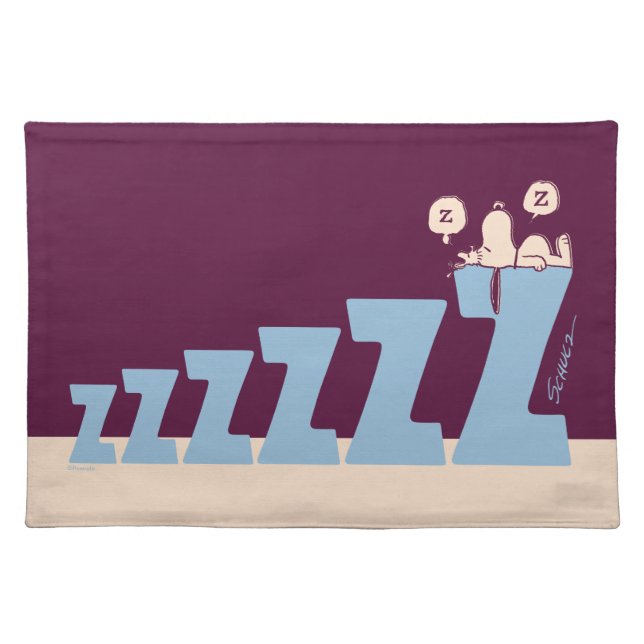 Peanuts | Snoopy & Woodstock Nap Cloth Placemat (Front)