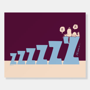 Peanuts   Snoopy & Woodstock Nap Foam Board